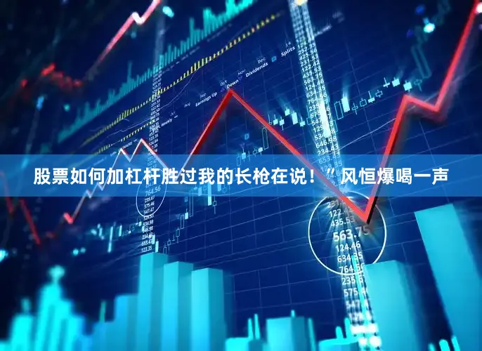 股票如何加杠杆胜过我的长枪在说！”风恒爆喝一声