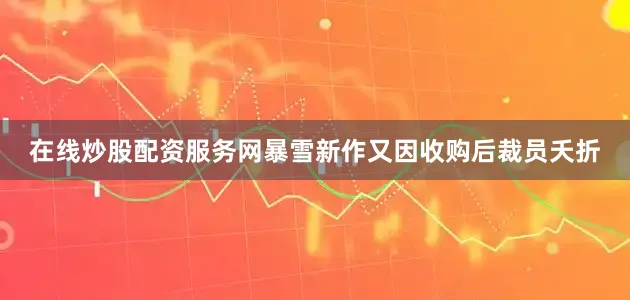 在线炒股配资服务网暴雪新作又因收购后裁员夭折